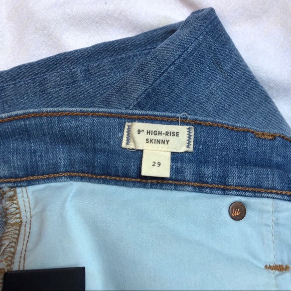 Madewell- 9” High-rise Skinny Jean - Picture 7 of 8